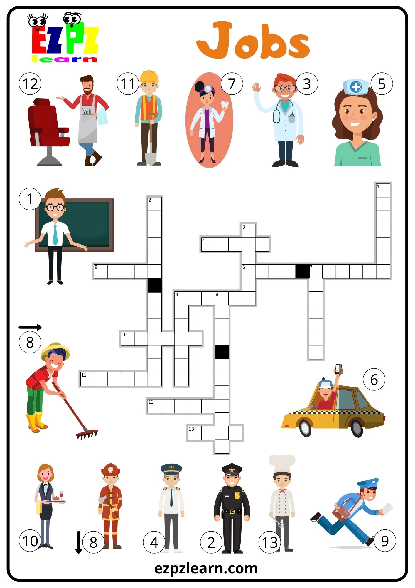 Jobs Crossword part 1